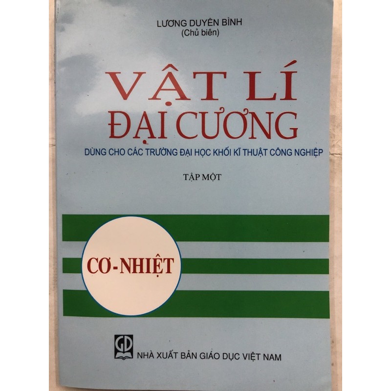 Sách - Vật lí đại cương Tập một: Cơ - Nhiệt