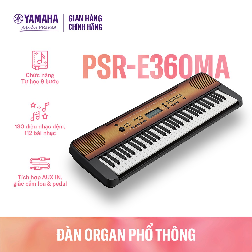 Đàn Organ Điện Tử Phổ Thông Yamaha PSR-E360