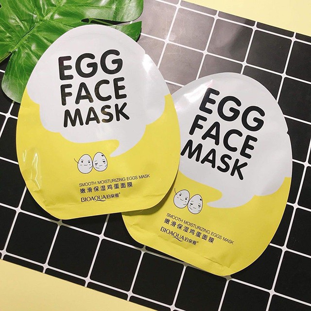 Mặt nạ dưỡng da trứng BIOAQUA EGG FACE MASK | BigBuy360 - bigbuy360.vn