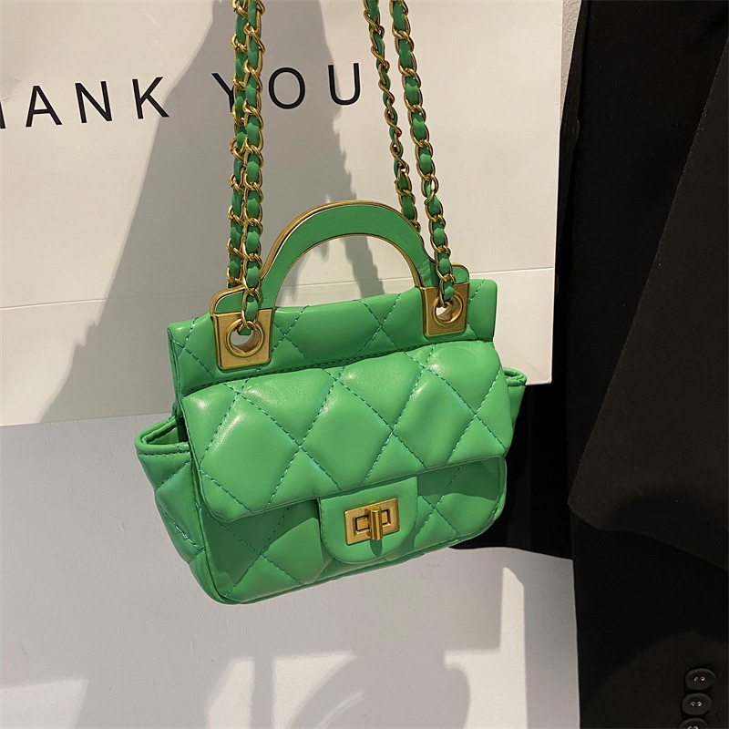 Túi da đeo chéo hình vuông phong cách Hàn Quốc thanh lịch dành cho nữ