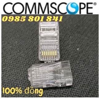 Hạt mạng RJ45 cat5 Commscope 6-554720-3 chính hãng, hàng tốt