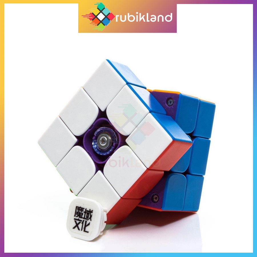 Rubik 3x3 WR M 2021 Maglev Nhựa Tím MoYu Nam Châm Dòng Cao Cấp Flagship Rubic 3 Tầng Stickerless Đồ Chơi Trí Tuệ Trẻ Em