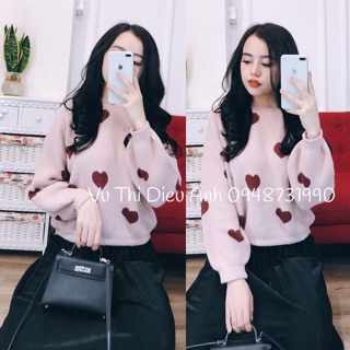 Len tim hồng vỏ đỗ siêu xinh!