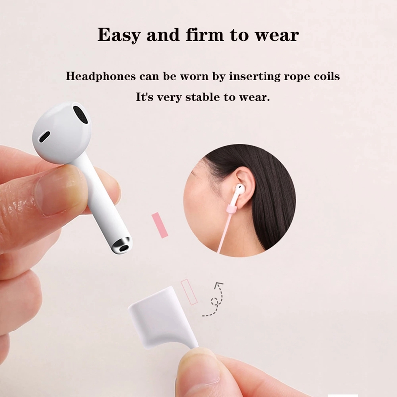 Set 1/3/5 dây silicon Suntaiho mini Pro 4 chống thất lạc tai nghe cho airpods Pro 3 1 2