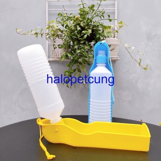 [Ảnh thật] Bình Nước Du Lịch Cho Chó Mèo 500ml