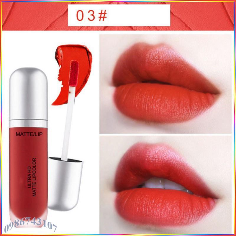 Son kem lì Novo Big Ultra HD Matte Lip bền màu chống trôi ABU8