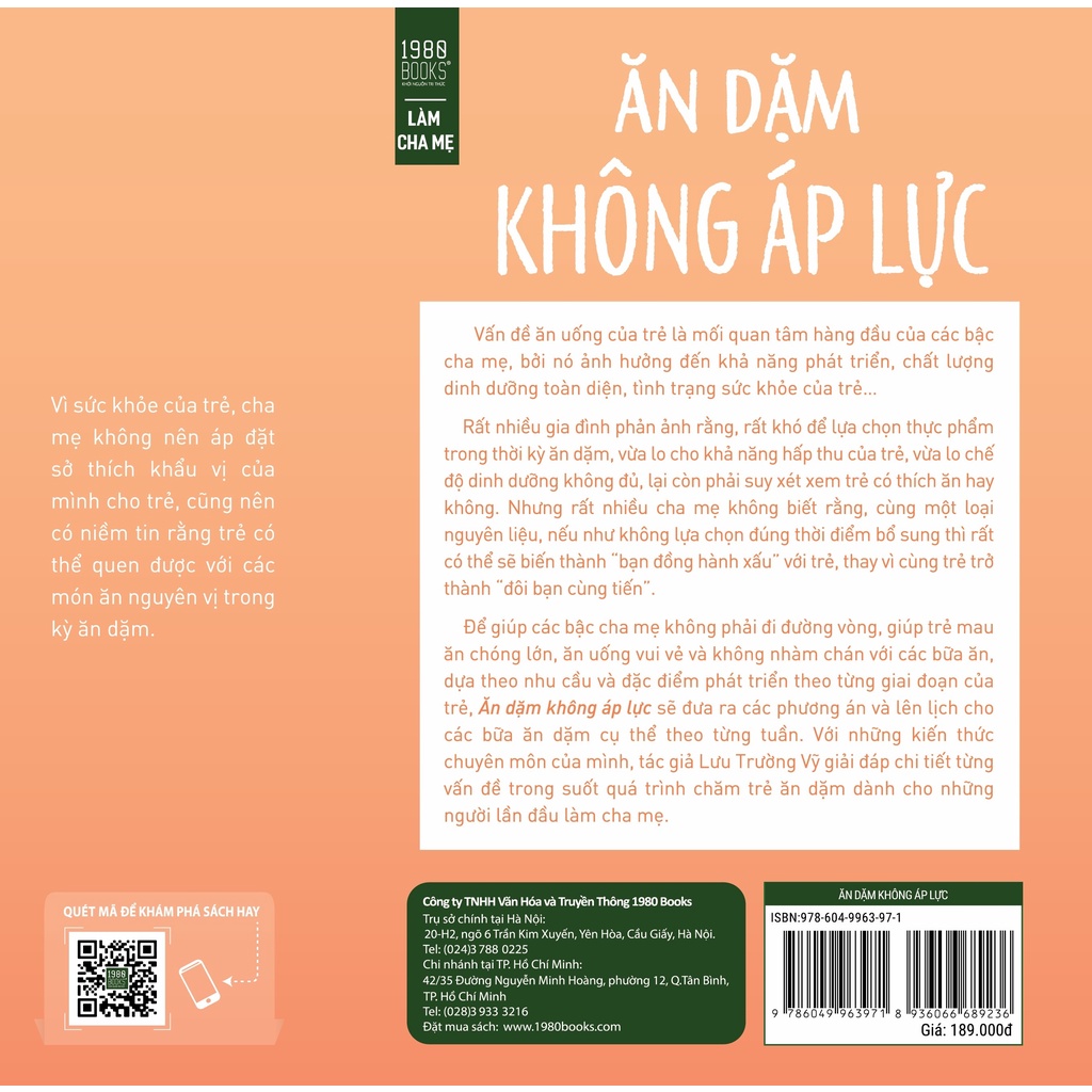 Sách - Ăn Dặm Không Áp Lực