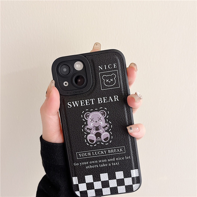 Ốp lưng iphone Ốp Điện Thoại Da Màu Trơn Phù Hợp Cho Apple Iphone 11 12Pro 6 7 8plus xs 13 Dinuo case