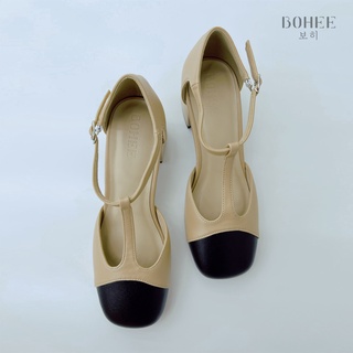 Giày mũi đen 5p bohee gd35