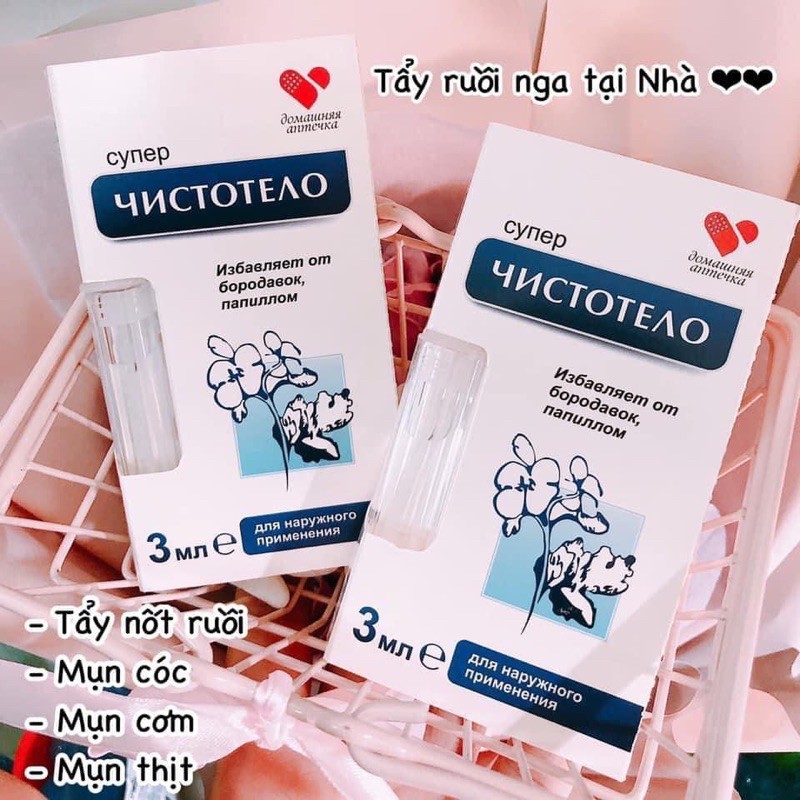 Tẩy Nốt Ruồi, Mụn Cóc, Mụn Thịt, Sẹo Lồi – Nga