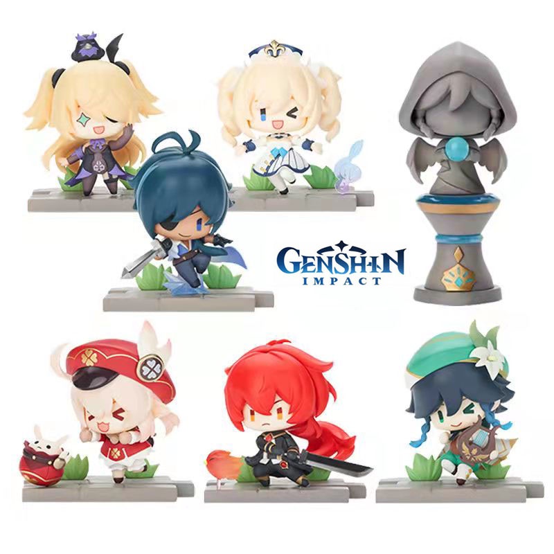 Mô Hình Nhân Vật Genshin Trong Game Genshin Fischl Kaeya Barbara