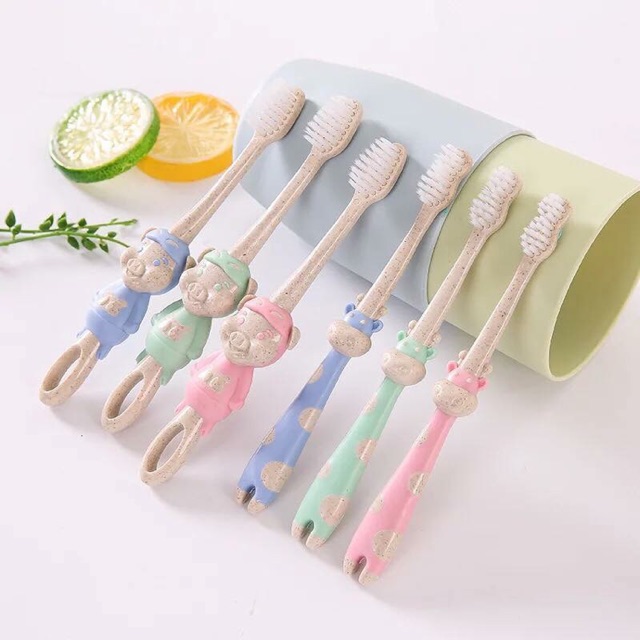 Bàn chải lúa mạch cho bé