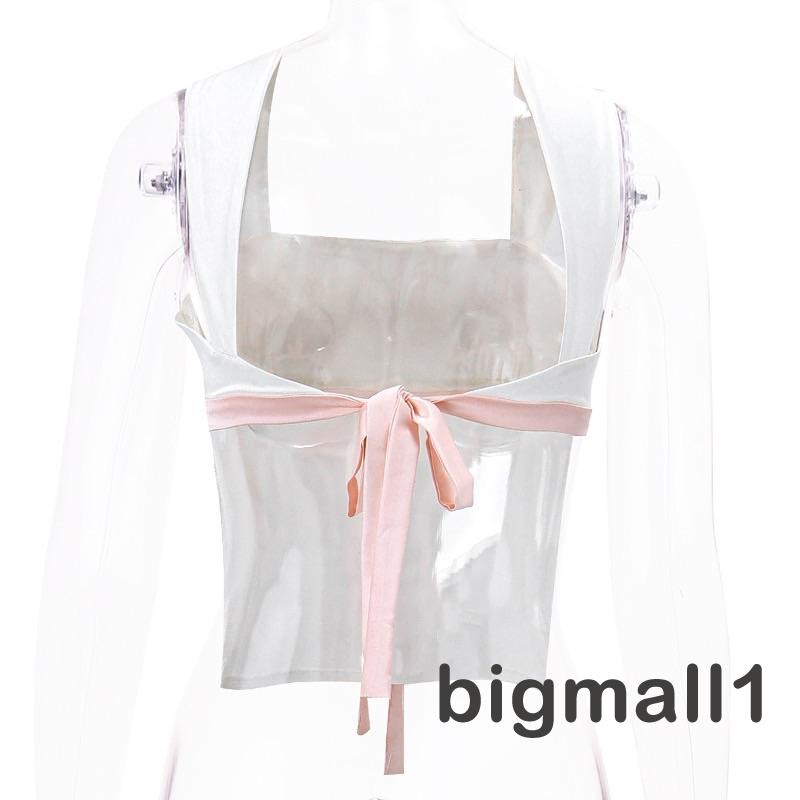 Áo Lửng Không Tay Y2K Hở Lưng Gợi Cảm Cho Nữ