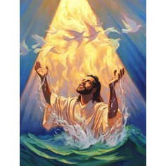 Bộ Tranh Đính Đá 5d Họa Tiết Chúa Jesus Độc Đáo Diy Dùng Trang Trí