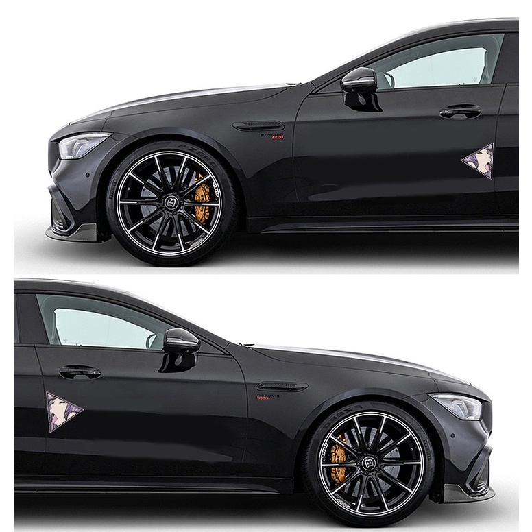 1 Đề Can Phản Quang JDM Trái Phải Hoạt Hình Nhật Bản Trang Trí Xe Hơi / Xe Máy Hai Chiều Gợi Cảm Đẹp Mắt