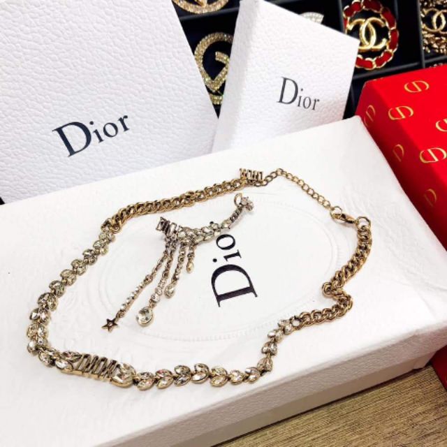 SET VÒNG CỔ & BÔNG TAI DIOR