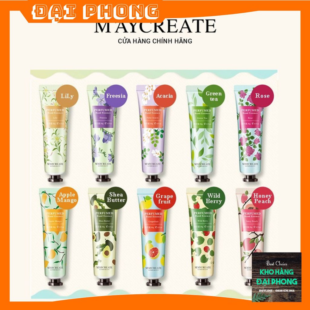 Kem Dưỡng Da Tay Maycreate Hàng Nội Địa Trung.