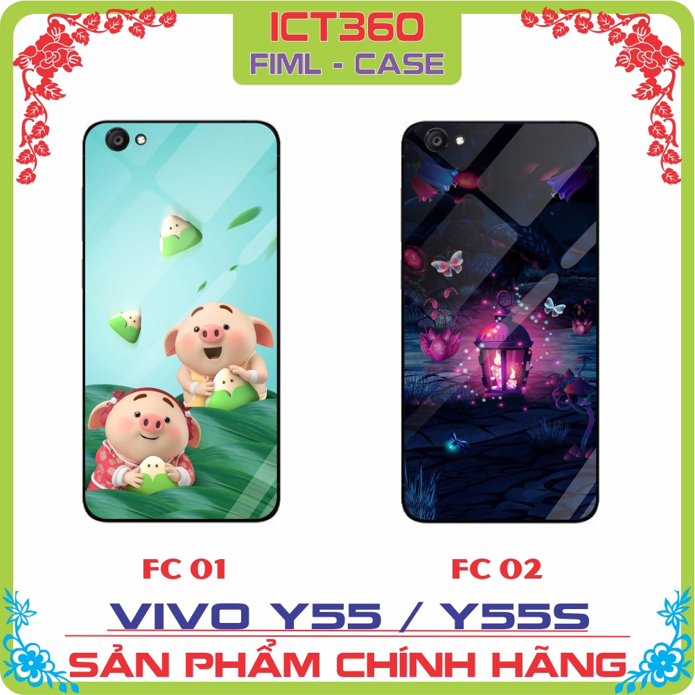 Ốp lưng kính Vivo Y55, Vivo Y55S - Nhận in ảnh theo yêu cầU