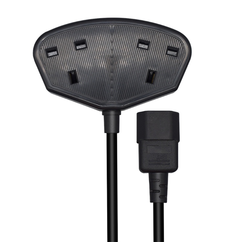 Ổ Cắm Điện Chuyển Đổi BT C14 Đầu Đực Sang UK Đầu Cái