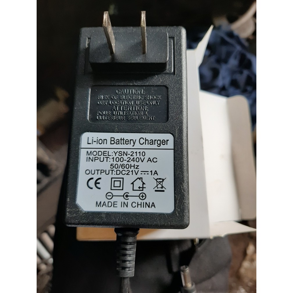 Sạc 5S 21V-2A dùng cho Pin Li-ion  , Có Đèn Báo Đầy Pin
