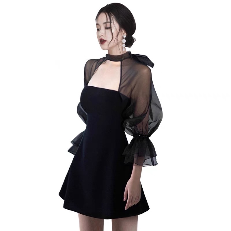 Đầm thiết kế bigsize chubby tay phồng cao cấp  AV39-0922