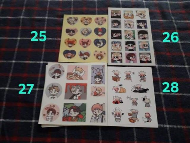 Sticker thang viên Baekhyun EXO siêu dễ thương