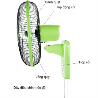 QUẠT TREO ASIA L16018 45w (Xám hoặc xanh lá)