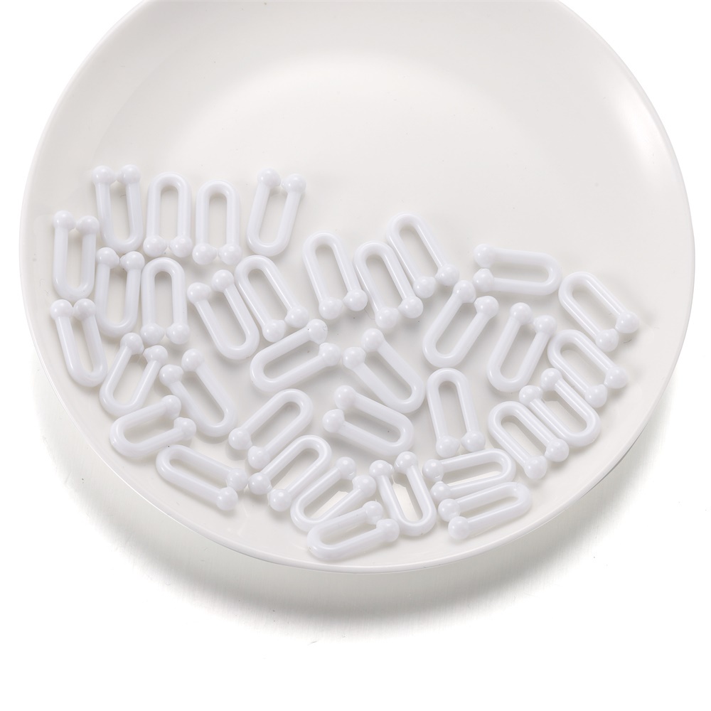 Bộ 50/100 nút nhựa hình chữ u St.kunkka chuyên dụng cho diy