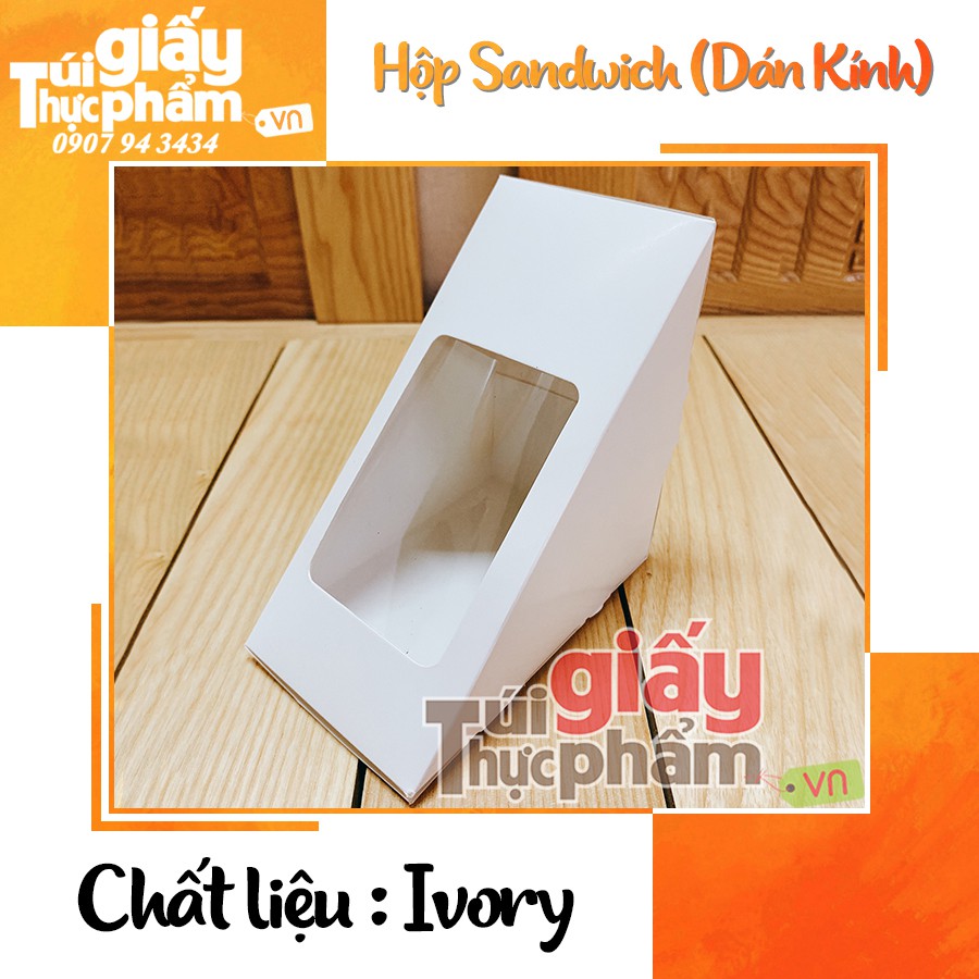 250 Hộp Sandwich Ivory (Dán Kính)