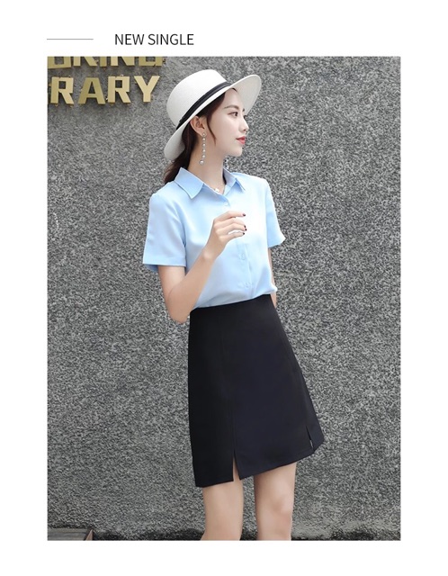 Chân váy chữ A sẻ nhí 2 bên có khoá séc kéo | BigBuy360 - bigbuy360.vn