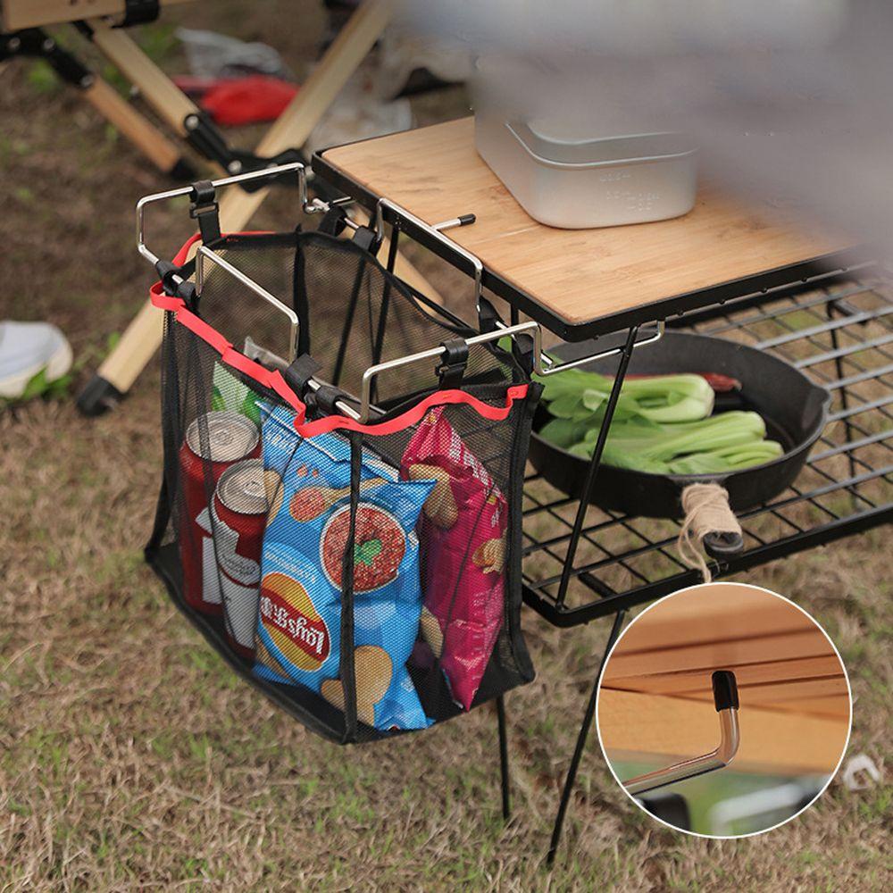 Túi Lưới Đựng Đồ Dùng Có Thể Gấp Gọn Tiện Dụng Mang Theo Du Lịch Dã Ngoại