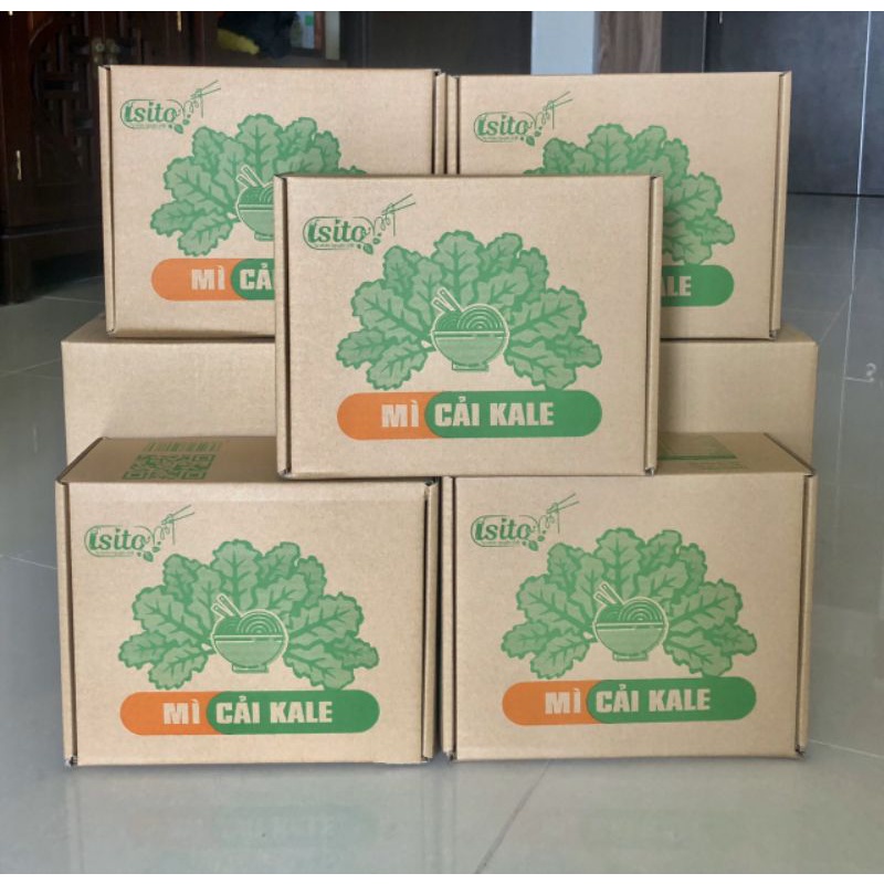 Mì rau cải Kale Organic gói 500g (2 gói 250g mẫu mới)