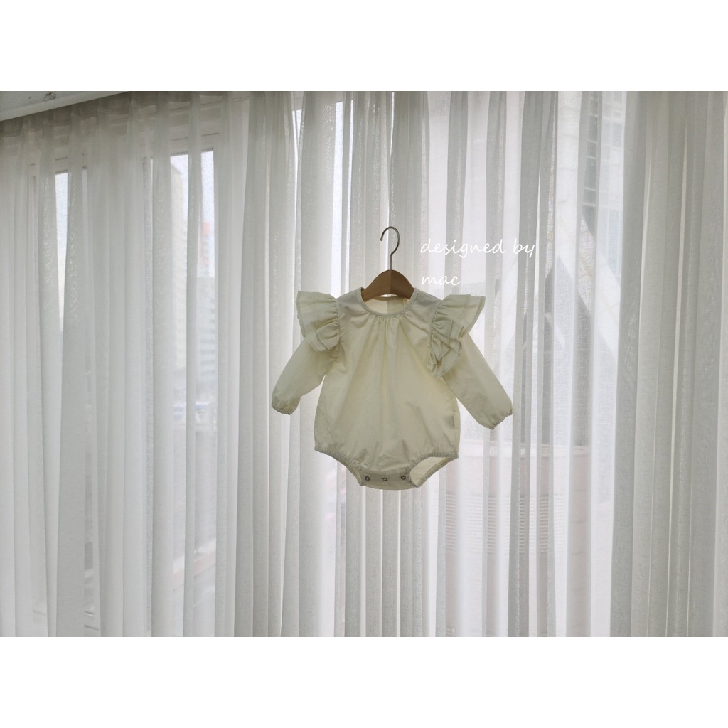 SET SUIT KÈM MŨ BONET CÁNH TIÊN MADE IN KOREA CHO BÉ GÁI