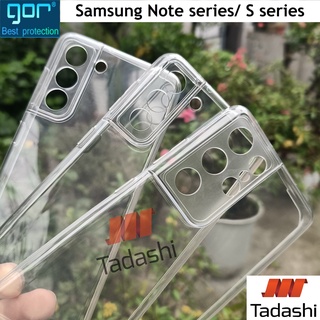 Ốp Lưng Dẻo Gor Samsung Note 20/ 20 Ultra/ 9/10/ 10Plus/ Galaxy S21, S21 Plus, S21Ultra, S20, S20FE, S20Plus Trong Suốt