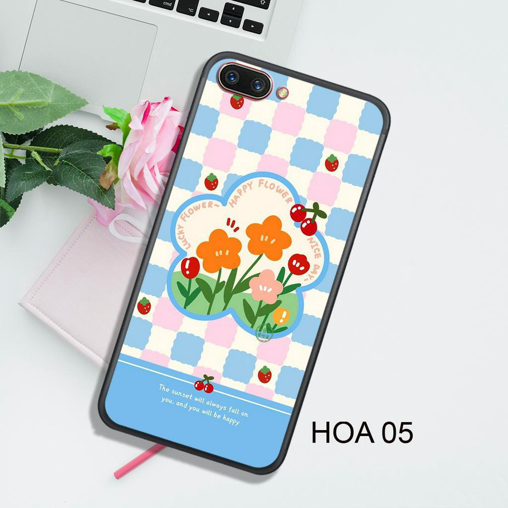 Ốp Lưng  OPPO A1K - A3S - A5 - A8/A31 - A71 - A73 - A83 - A93 4G , In Hình HOA, Màu Sắc Bắt Mắt.