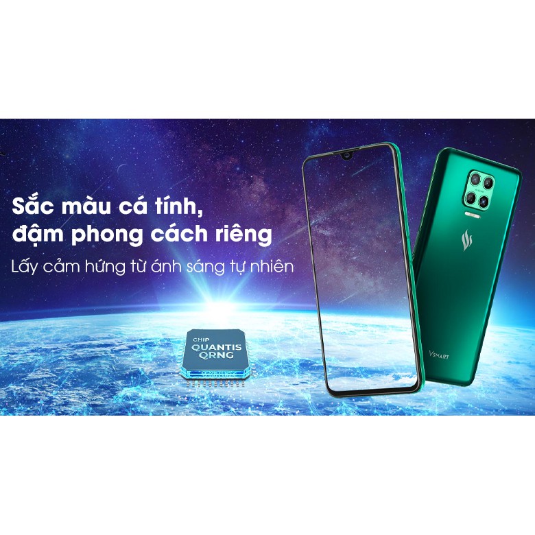 Điện thoại vsmart Aris ram 8G rom 128Gb,new seal bảo hành 18 tháng lỗi đổi mới 101 ngày.