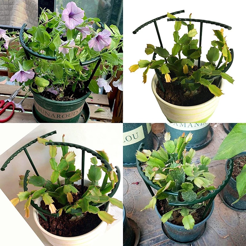 Giá Đỡ Hỗ Trợ Cây Trồng Hình Tròn Bằng Nhựa Tiện Dụng Cho Sân Vườn