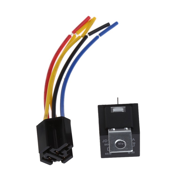 Rơle cầu chì chống nước DC 12V 40A 5Pin thường mở dành cho xe ô tô