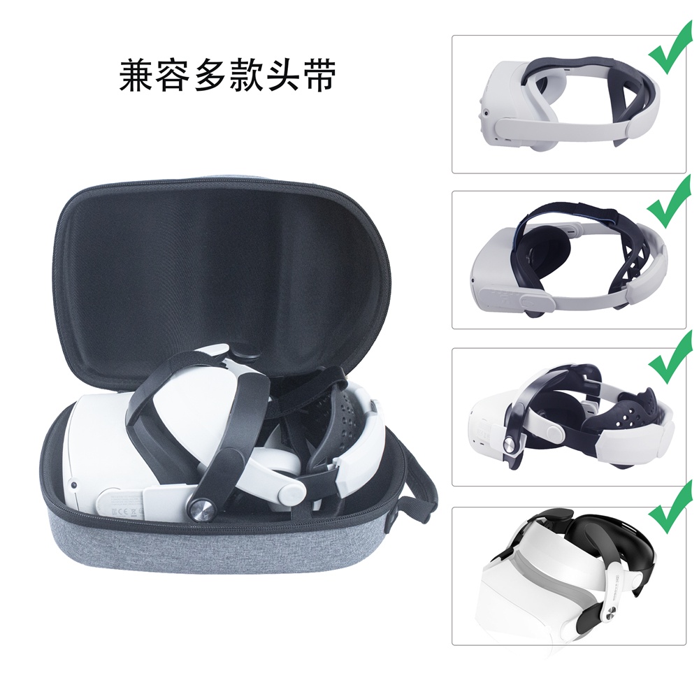 Túi Đựng Tai Nghe Bằng EVA Cứng Chuyên Dụng Cho Oculus Quest 2 Quest2 VR