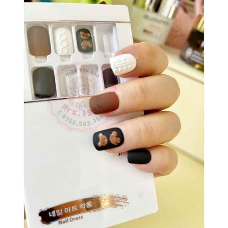 {Nailbox 279 - Sẵn Keo sau móng, gỡ là dán chắc nịch} - HỘP 30 MÓNG GODDEED BỘ SƯU TẬP