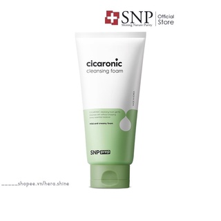 Sữa Rửa Mặt Làm Dịu Da SNP Prep Cicaronic Cleansing Foam Dành Cho Da Nhậy Cảm 180ml