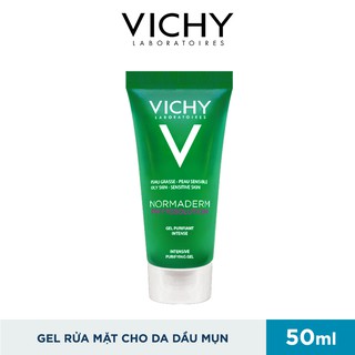 Gel Rửa Mặt Vichy Normaderm Phytosolution Intensive Purifying Gel 50ml Mini