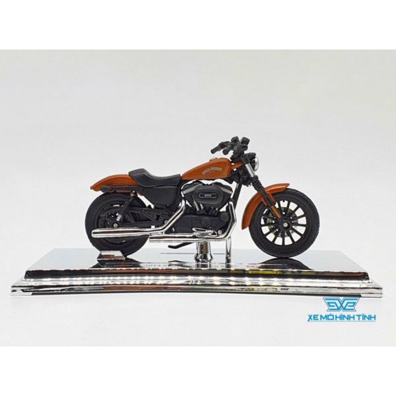 1:18 Maisto Harley Davidson 2014 Sportster Iron 883 Motorcycle Toy New Black 