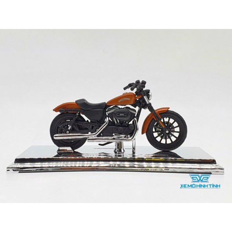 XE MÔ HÌNH HARLEY DAVIDSON 2014 SPORTSTER IRON 883 1:18 ( CAM ) MAISTO
