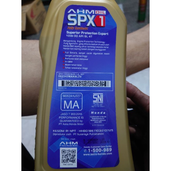 Nhớt AHM SPX1 1L2 dành cho winner, GTR 150, sonic 150, AHM MPX3 0.8L, Nhớt AHM SPX2 dành cho tay ga