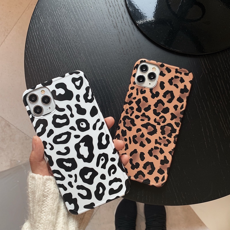 Ốp điện thoại chống sốc họa tiết da báo cho iPhone 12 Pro Max 11 Pro Max X XR XS Max 8 7 Plus + SE 2020