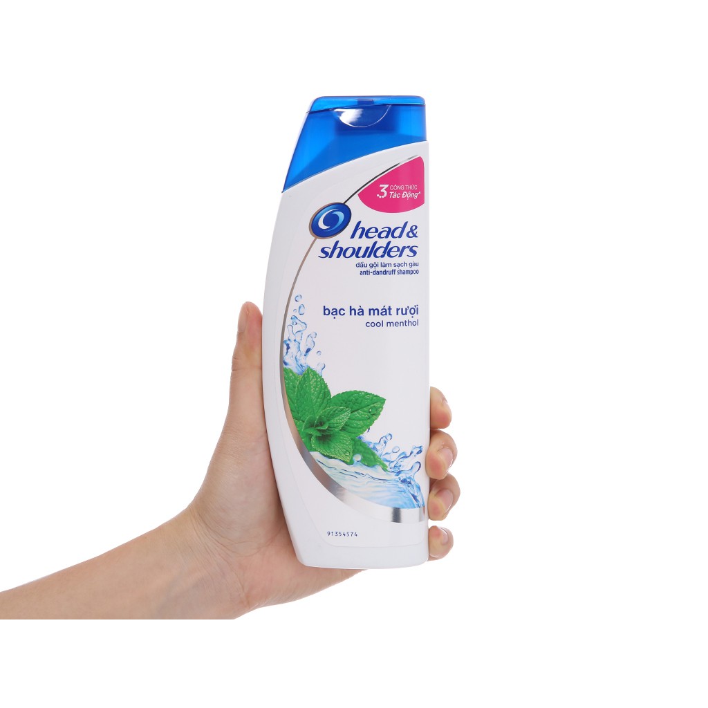 Dầu gội Head & Shoulders bạc hà mát rượi 350ml hsd 2021