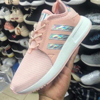 Giầy thể thao sneaker nmd xprl hồng holo nữ 2019