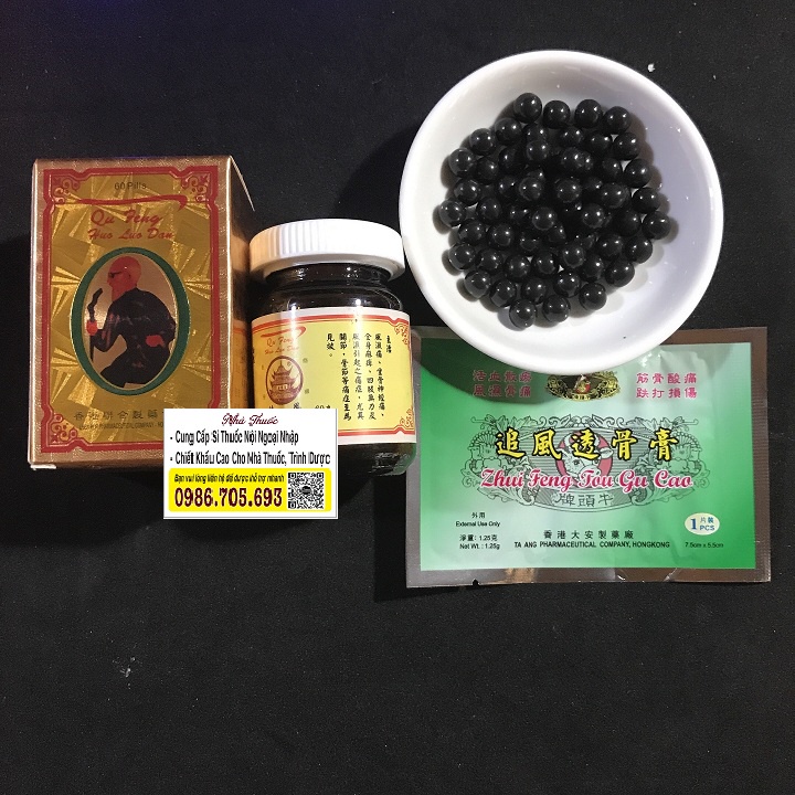 Qu Feng Huo Luo Dan Khu Phong Hoạt Lạc Đơn [LOẠI THƯỜNG]  - Phong Thấp, V iêm Khớp, Đau Nhức Xương