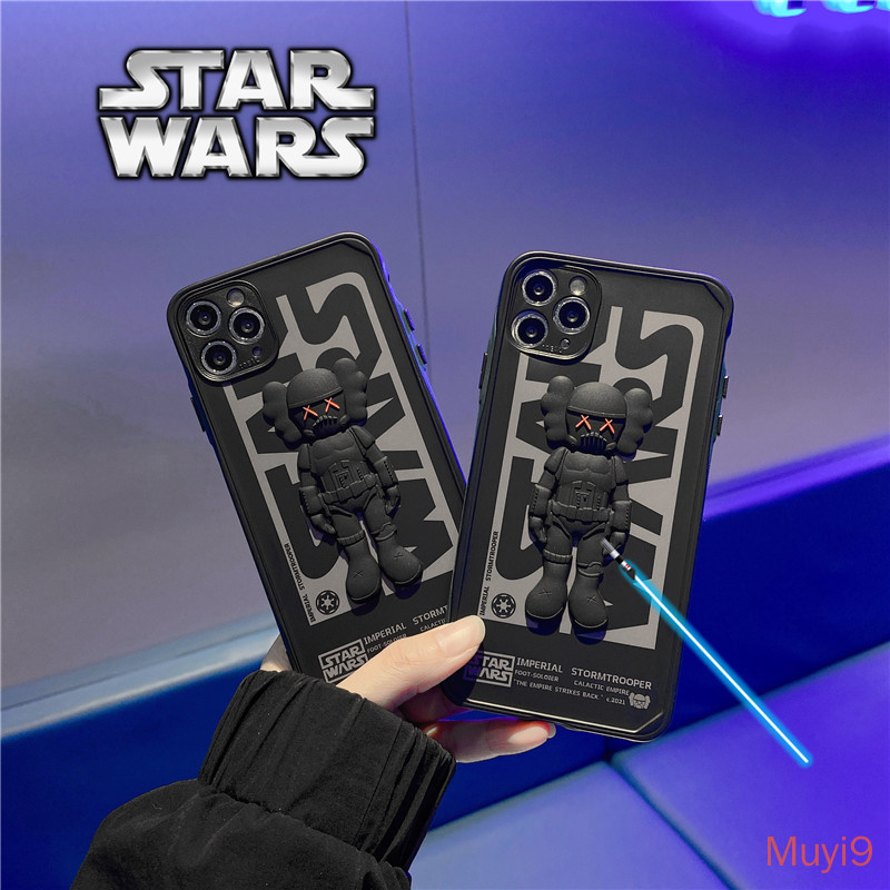 Ốp điện thoại TPU in hình Kaws & Star Wars cho Iphone 12 11 Promax X Xs max Xr 8 SE2 7 Plus | BigBuy360 - bigbuy360.vn